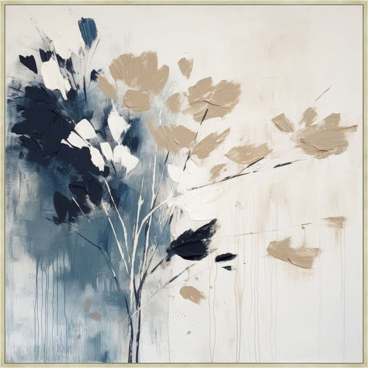 Blue Earthly Neutrality I on Canvas