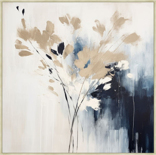 Blue Earthly Neutrality II on Canvas