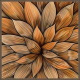 Floral Wooden Whispers I