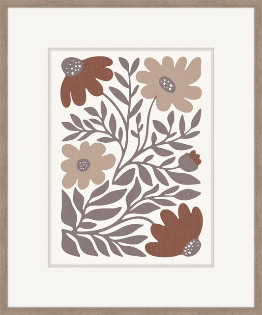 Silhouette Symphony in Cinnamon and Slate II