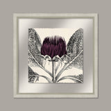 Arctium in Eggplant and Silver II