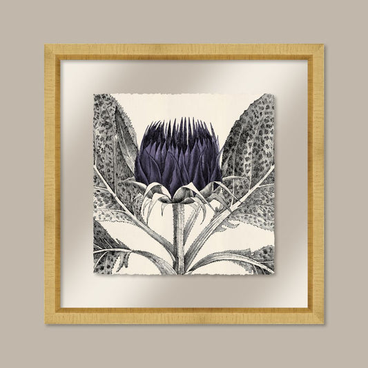 Arctium in Smoky Violet and Gold II
