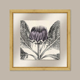 Arctium in Pale Lilac and Gold II