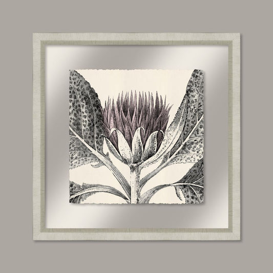 Arctium in Pale Lilac and Silver I
