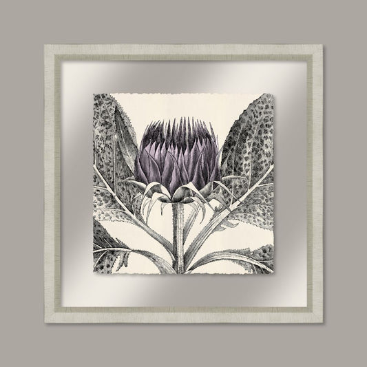 Arctium in Pale Lilac and Silver II