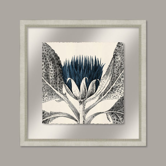 Arctium in Navy and Silver I