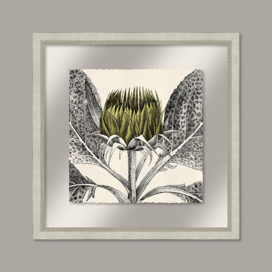 Arctium in Golden Lime and Silver II