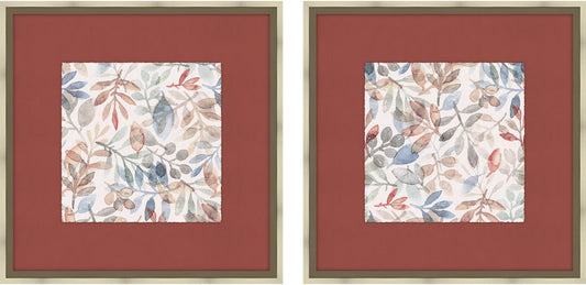 Scattered Foliage, Set of 2