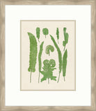 Natural Ferns on Cream Linen II