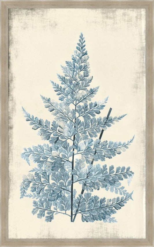 Long Fern in Blue I