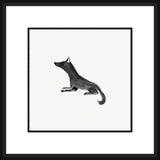 Brushed Ink Dog III - Black