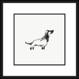 Brushed Ink Dog IV - Black