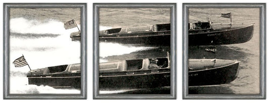 Out Board Racing Triptych I
