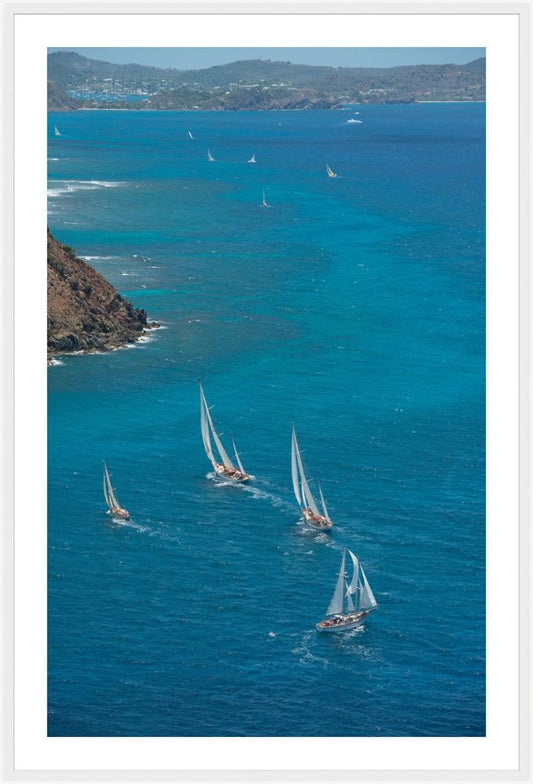 Sailing near the Island