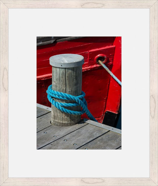 Red Boat at the Dock