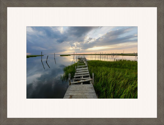 Long Ago Dock at Dusk