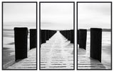 Winter Dock Triptych