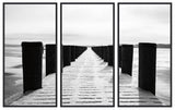 Winter Dock Triptych