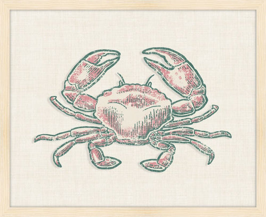 Crab on White Linen