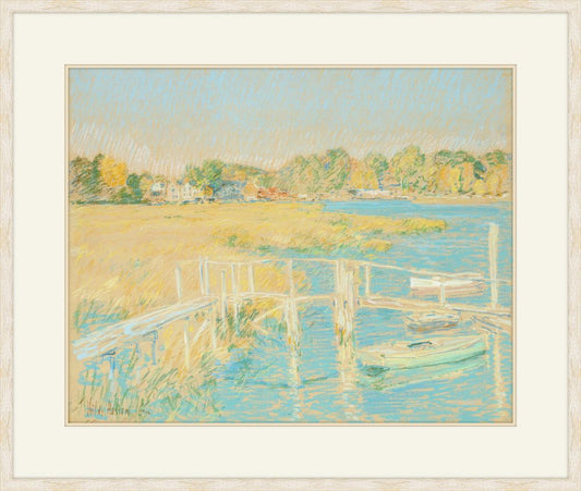 Up the River Late Afternoon in October, Childe Hasaam, 1906