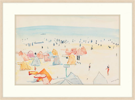 Plage des Sables D olonne, Albert Marquet, 1939