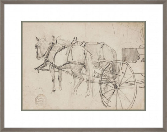Horses pulling Wagon
