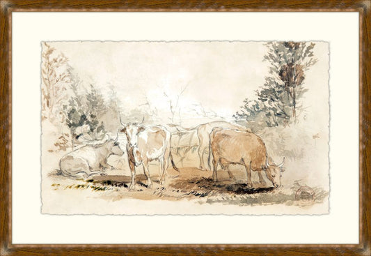 Four Cows Winslow Homer 1858