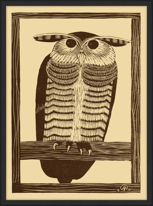 Owl, Samuel Jessurun de Mesquita, 1915