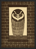 Ring Owl in Black and Beige Reverse, Samuel Jessurun de Mesquita, 1914