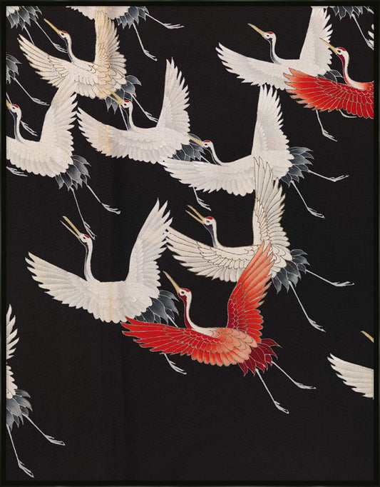 Myriad of Flying Cranes