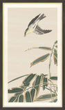 Wheatear near Bamboo, Ohara Koson