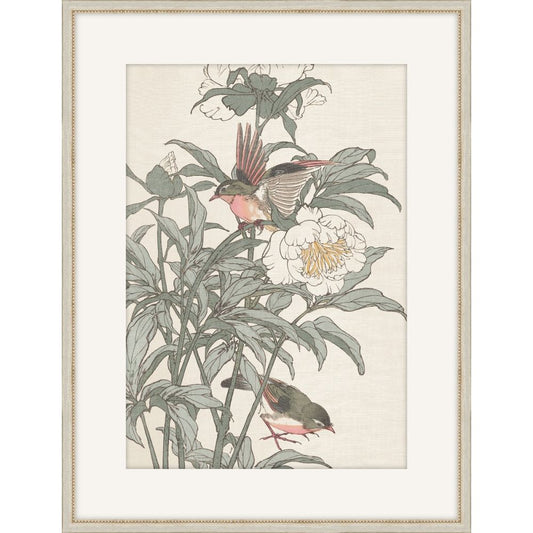 Flowers in art,ﾊBirds, Summer plate 29