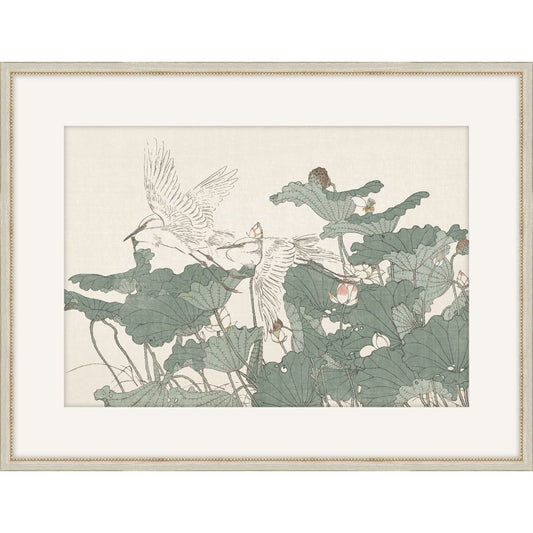 Flowers in art,ﾊBirds, Summer plate 15