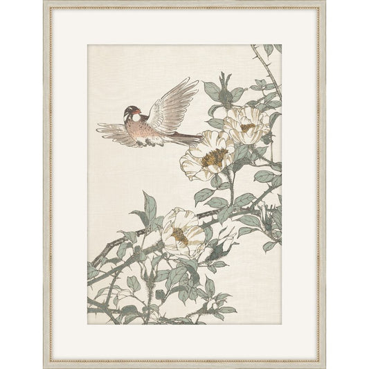 Flowers in art,ﾊBirds in art Spring  plate 9