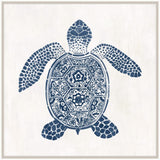 Asian Turtle Navy Blue I