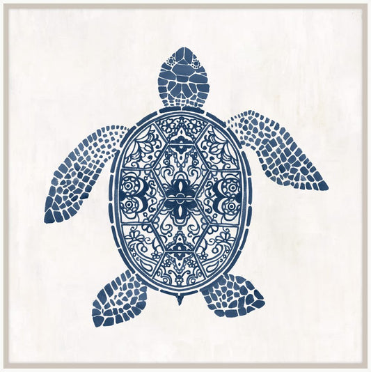 Asian Turtle Navy Blue II
