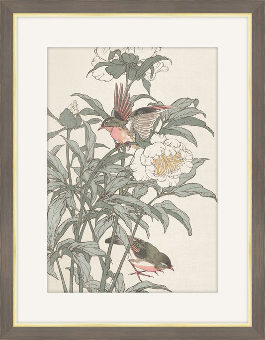 Flowers in art,ﾊBirds I