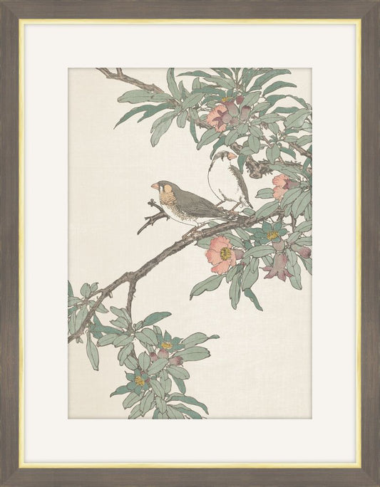 Flowers in art,ﾊBirds IV