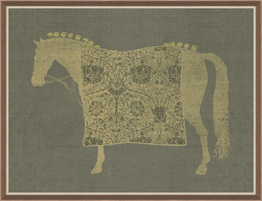 Linen Horse in Green