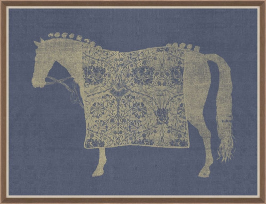 Linen Horse Navy and Khaki