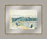 Mediterranean Landscape with a White House, 1900-1905 by Henri-Edmond Cross