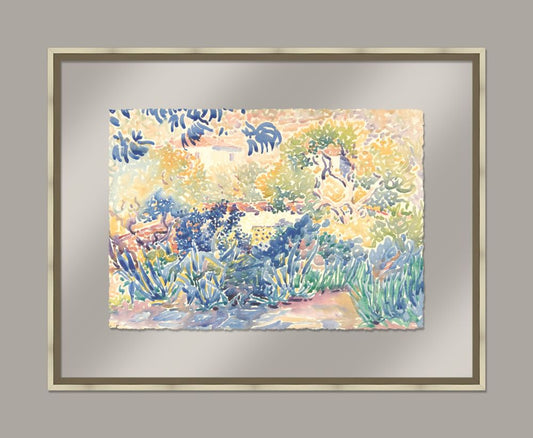 The Artist's Garden at Saint-Clair, 1904-5 by Henri-Edmond Cross