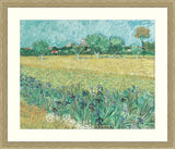 Field with Irises near Arles by Vincent Van Gogh, 1888