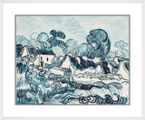 Landscape with Houses in Blue Vincent Van Gogh 1890