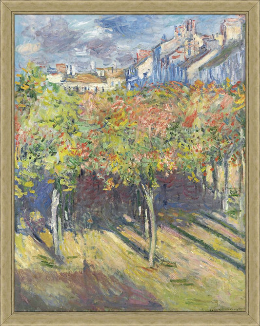 Les Tilleuls a Poissy by Claude Monet, 1882