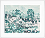 Landscape with Houses in green Vincent Van Gogh 1890