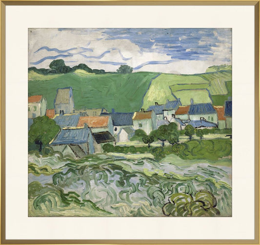 View of Auvers Vincent Van Gogh 1886