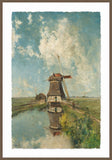 A Windmill on a Polder Waterway