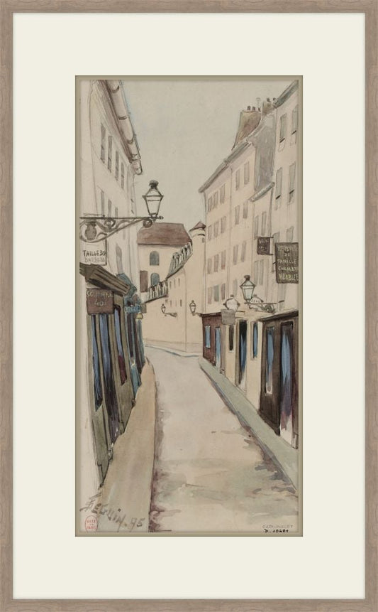 Rue du Pot-de-Fer, F Seguin, 1895
