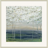 Delicate Trees Above Calm Fields